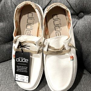Hey Dude Wendy Rodeo, White Aztec size 7
